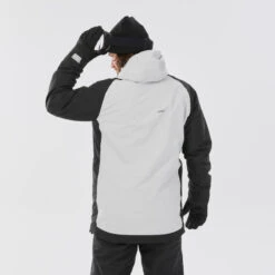 Veste Snowboard Homme - SNB 100 Grise -Horizon Glacial veste snowboard homme snb 100 grise 4