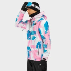 Veste Snowboard Homme Sports D'hiver W1 Holi Rose Bonbon -Horizon Glacial veste snowboard homme sports dhiver w1 holi rose bonbon 2