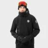 Veste Snowboard Homme Sports D'hiver W1 Skywalk Noir