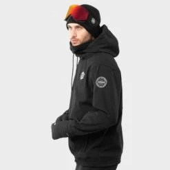 Veste Snowboard Homme Sports D'hiver W1 Skywalk Noir -Horizon Glacial veste snowboard homme sports dhiver w1 skywalk noir 2