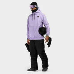 Veste Snowboard Homme Sports D'hiver W1 Snowy Lavande -Horizon Glacial veste snowboard homme sports dhiver w1 snowy lavande 3
