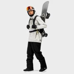Veste Snowboard Homme Sports D'hiver W1 Tremblant Blanc -Horizon Glacial veste snowboard homme sports dhiver w1 tremblant blanc 3