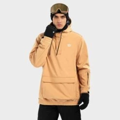 Veste Snowboard Homme Sports D'hiver W3 Neuquén Jaune