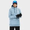 Veste Snowboard Homme Sports D'hiver W3 Prags Bleu